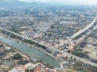 甬金衢上高速公路建设节后复工忙