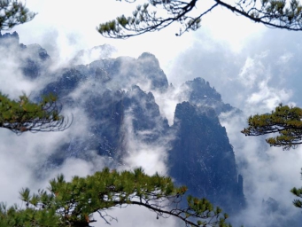 Breathtaking landscape of Huangshan Mountain after snow