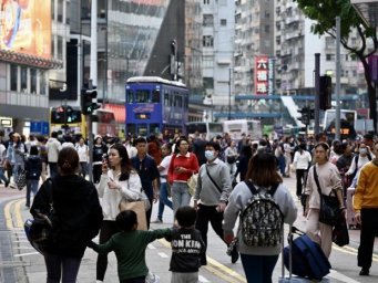 今年前两月近841万人次旅客到访香港