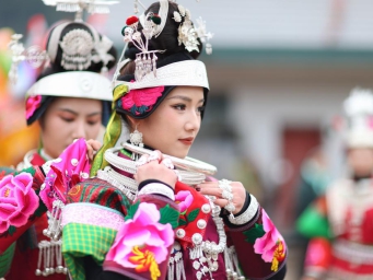 Miao ethnic people celebrate Wanghui Festival