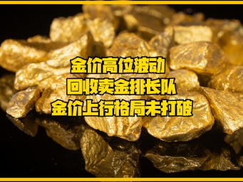 01'03''   金价高位波动  回收卖金排长队 业内：金价上行格局未打破