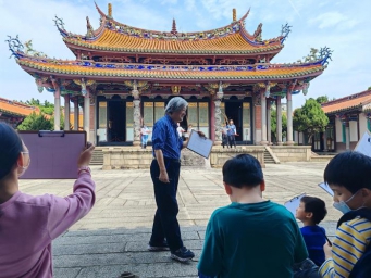 台湾写真：一堂台北孔庙内的古建写生课